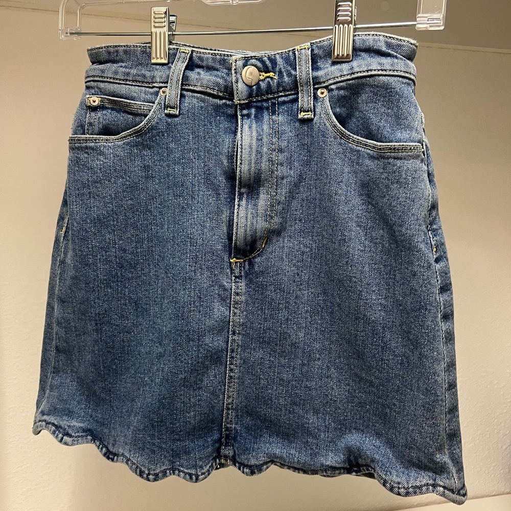 Joe’s “The Bella” High Rise Denim Skirt